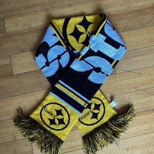 Reversible Pittsburgh Steelers Scarf - 56”x7”